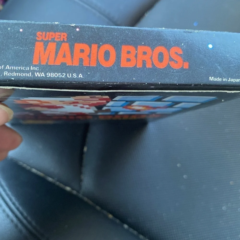 NES Super Mario Bros 7th Printing CIB Game Tested Working Cart Authentic